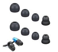 Embouts de rechange pour écouteurs sans fil Powerbeats Pro Beats, 4 paires S/M/L/D, 4 tailles, embouts en silicone souple, noir