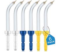 Embouts de rechange pour hydropulseur dentaire Waterpik (comme WP-100) et autres marques d'irrigateurs buccaux (6 embouts parodontaux)