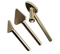 Embouts de rechange pour soudage du plastique, pointe de lissage triangulaire, accessoires de soudage pour la réparation de pare-chocs de voiture, embouts de soudage pour fer à souder