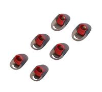 Embouts de Remplacement pour écouteurs en Silicone, pour HyperX Cloud Buds, Embouts de Remplacement sans Fil, Manchons d'oreille (Large Red)