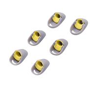 Embouts de Remplacement pour écouteurs en Silicone, pour HyperX Cloud Buds, Embouts de Remplacement sans Fil, Manchons d'oreille (Small Yellow)
