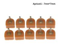 Embouts De Réparation De Talons Hauts,10 Pièces = 5 Paires,Broches,Bouchons De Talon,Protection Pour Chaussures Pour Femmes,Pointes De Talons Hauts,Robinets,Rehausseurs De Ch - Type 7mmx7mm Apricot
