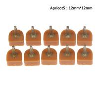 Embouts De Réparation De Talons Hauts,10 Pièces = 5 Paires,Broches,Bouchons De Talon,Protection Pour Chaussures Pour Femmes,Pointes De Talons Hauts,Robinets,Rehausseurs De - Type 12mmx12mm Apricot