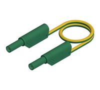 Hirschmann Test & Measurement MLS WS 50/2,5 ge/gn Cordon de mesure de sécurité Banane mâle 4 mm Banane mâle 4 mm 0.50