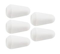 Embouts de sélecteur de de guitare en plastique, 5 pièces, boutons de commutateur à bascule 3/5 voies, capuchons de 4mm, accessoires de guitare, pointe de 3.7mm, vis en métal/bois