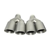 Embouts De Silencieux Pour BMW Pour Golf 7 1 Pièce Double Mat En Acier Inoxydable Voiture Système D'embout D'échappement Tuyau Universel Silencieux