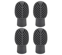 Embouts de sourdine de tambour - 4 embouts de baguettes en silicone, son de claquement muet | Embouts de baguettes en Silicone pour une pratique silencieuse, couvercles de protection de maillet de bag