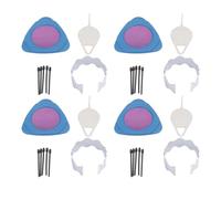 Embouts de Stylet Tactile Durables, Paquet de 20 Embouts de Remplacement pour Stylet Sensible, Contrôle Précis, Résistant à l'usure avec Outils pour Note 4 Note 5 (Tout Noir)