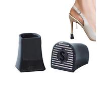 Embouts de talon pour chaussures, protège-talon pour chaussures à talons hauts, protection de talon de rechange antidérapantes, butées de talon en forme de U avec goupille, couvre-pointes réduisant le