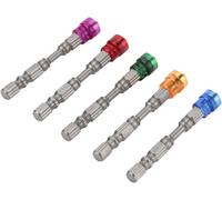 Embouts de Tournevis,65mm S2acier magnétique tête cruciforme PH2Adaptateur de Vissage avec Aimant et butée de Profondeur+Embout Ph2