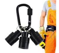Embouts de tournevis à queue - Porte-embout - Porte-embout hexagonal - Porte-clés - Appareil pour homme et femme - Porte-embout - 1/4" - Avec angle droit de 105 °