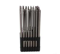 Embouts de tournevis, adaptés à tous les projets, peu importe la taille ou la taille des vis correspondantes pour le bois, le métal, lot de 32 tournevis étendus de 150 mm