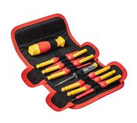 Embouts de tournevis avec support 1000V, 12 pièces.
