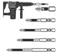 Embouts de tournevis de perceuse, pièces de tournevis magnétiques,Embouts de tournevis à durée magnétique anti-glissement - Accessoires de boîte à outils, fournitures de forage résistantes à l'usure