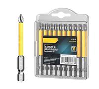 Embouts de tournevis haute dureté 60HRC avec motif de dents antidérapantes pour les projets experts et à domicile, embouts de tournevis renforcés