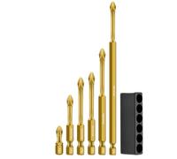 Embouts de tournevis magnétiques - Kit d'embouts de tournevis multifonctions pour une fixation polyvalente, ensemble de tournevis durable avec magnétisme puissant pour le travail de précision, outil