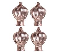 Embouts De Tringle à Rideau Embout de Tige Romaine en Plastique, 28mm, 32 mm, Accessoires de décoration, Or Rose, 32 mm