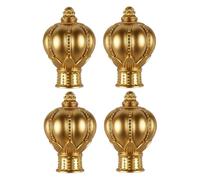 Embouts De Tringle à Rideau Embout de tige romaine en plastique, 28mm, 32 mm, accessoires de décoration, doré, 28mm