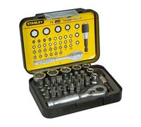 Embouts de vissage 1/4" avec liquet Stanley - Coffret de 39 pièces