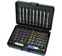 Embouts de vissage à code couleur 1/4"" - KS TOOLS - Coffret de 71 embouts - Torx - Acier