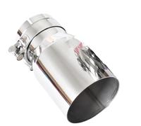 Embouts D'Échappement 1 PC Système D'échappement Universel En Acier Inoxydable Tuyau D'extrémité Tuyau Voiture Simple Pointe Silencieux Droite Pour Mitsubishi Embout Echappement