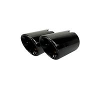 Embouts D'échappement 4 Pièces Pour BMW F87 M2 F80 M3 F82 F83 M4 F10 M5 F12 F13 M6 Embouts D'échappement Acier Inoxydable(Black 4PCS)