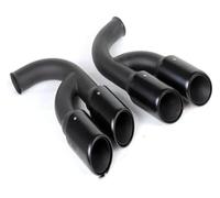 Embouts d'échappement arrière pour Porsche Cayenne V6 V8 2011-2014, 2 pièces/Ensemble, en Acier Inoxydable (1)