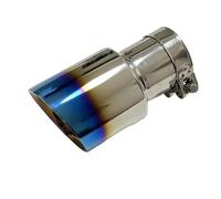 Embouts D'Échappement Buse D'échappement En Acier Inoxydable Plaqué Bleu Grand Diamètre 101mm 114mm, Système Silencieux Voiture Ouvert Buse Queue AK 1 Pièces Voiture Embout Arrière(77mm-114m)