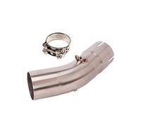 Embouts D'échappement De Moto Supprimer Catalyseur Tuyau D'échappement Mi Lien Tuyau Silencieux Pare-Chaleur pour Kawasaki pour Z900RS 2017-2020 Tuyau De Silencieux D'échappement(Mid Link Pipe)