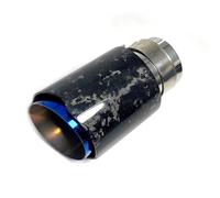 Embouts D'Échappement Embout De Silencieux D'échappement Universel En Acier Inoxydable 1 Pièce Pour Voiture D'Échappement(63MM IN-76MM OUT)