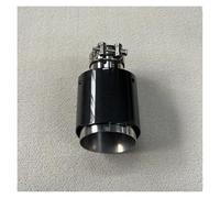 Embouts D'éChappement Embout De Silencieux D'échappement Universel en Fiber Carbone Brillant Buse Droite en Acier Inoxydable pour Voiture Embout Echappement(ID 80mm-OD 114mm)