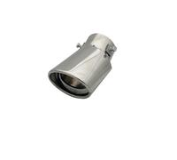 Embouts D'échappement Embout De Silencieux D'échappement Universel Pour Voiture Rond Inoxydable Queue Modifiée Tuyau Chromé Arrière Tuyau Arrière Voiture(A14 Sliver)