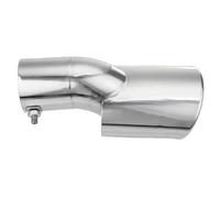 Embouts D'éChappement Embout D'échappement De Voiture 1 Pièce pour Civic 10e Génération 4 Portes Berline 2016 2017 Embout De Silencieux D'échappement Arrière Embout Echappement(Argent)