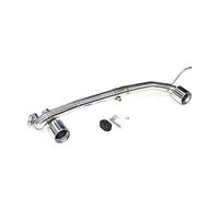 Embouts D'échappement Embout D'échappement Double En Fibre De Carbone Pour BMW F32 F33 Série 4 2017-2019(Silver 48mm)