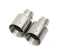 Embouts D'échappement Embout D'échappement en Acier Inoxydable Mat 60 Mm 63 Mm pour pour GTI pour MK7 pour Golf 7 Embout Echappement(ID60MMOD114MM)