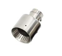 Embouts D'échappement Embout D'échappement Universel Acier Inoxydable Mat 60/63 Mm Pour VW Pour GTI MK7 Pour Golf 7(ID60MMOD114MM)