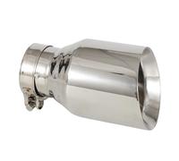 Embouts D'échappement Embout D'échappement Universel Chromé Acier Inoxydable 304 1 Pièce(54MM IN 114MM OUT)