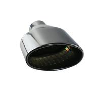 Embouts D'Échappement Embout D'échappement Universel Pour Voiture, En Acier Inoxydable Poli 304, Sortie Roulée/ovale, Tuyau D'extrémité Incliné Embouts D'Échappement