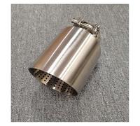 Embouts D'Échappement Embout Silencieux D'échappement Universel En Maille Nid D'abeille 1 Pièce En Acier Inoxydable Mat Pour VW GTI MK7 Golf 7 D'Échappement(63MM IN 101MM OUT)