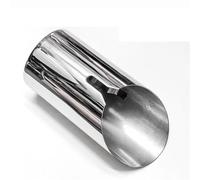 Embouts D'Échappement Embouts Silencieux Pour VW Pour Golf 4 Pour Bora Pour Jetta Tuyau D'échappement Voiture Double Tuyaux Acier Inoxydable(Silver 1PCS)
