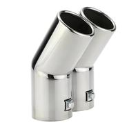 Embouts D'Échappement Embouts Silencieux Pour VW Pour Golf 4 Pour Bora Pour Jetta Tuyau D'échappement Voiture Double Tuyaux Acier Inoxydable