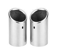 Embouts d'Échappement en Acier Inoxydable, Double Sortie Inclinée pour B8 2007-2014, Compatible avec Q3, Silencieux Chrome
