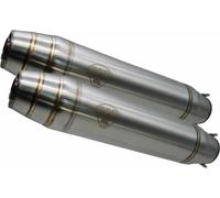 Embouts d'échappement GPR Deeptone en acier inoxydable homologués pour Honda Dominator NX 650