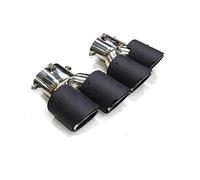 Embouts d'échappement Paire D'embouts D'échappement En Fibre De Carbone Pour BMW G22 G23 M440i 2021-2022, Système D'échappement Double Embout Silencieux Simulateur Sifflet(Carbon Fiber G)