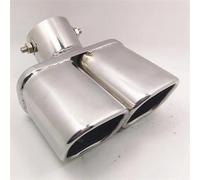 Embouts D'éChappement Pour Ford Pour Focus 2 3 4 Pour Fusion Pour Fiesta MK2 MK3 MK4 2019-2022 Tuyau Échappement Acier Inoxydable Silencieux Tuyau Échappement Silencieux Voiture Silencieux (Couleur :