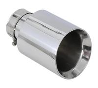 Embouts D'Échappement Pour Voiture Benz 1 Pièce Modifié Biseauté Brillant Embout D'échappement Universel En Acier Inoxydable(51mm in 76mm Out)