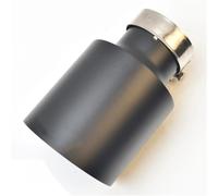 Embouts D'Échappement Set De Tuyaux D'extrémité Coupés Slash, Accessoires Universels De Voiture, Silencieux En Acier Inoxydable, Pointe Noire Mate Voiture Embout Arrière(51-76)