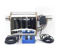 Embouts D'éChappement Silencieux D'échappement Universel Silencieux Électrique 51/63/70/76mm Silencieux Soupape D'échappement Soupape Découpe Avec Télécommande Embout d'échappement(Valve 63+control)