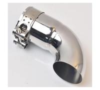 Embouts D'Échappement Suppresseur Universel Tuyau D'échappement Automobile 1 Pièce Coude Sortie En Acier Inoxydable Tuyau Connexion Pour Accessoire Automobile Embouts D'Échappement
