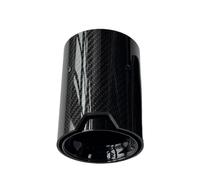 Embouts D'éChappement Tuyau d'Échappement Embout D'échappement En Carbone Noir Brillant Pour BMW F87 F80 F82 F83 F90 pour M2 pour M3 pour M4 pour M5(ID 48MM-OD 105MM)